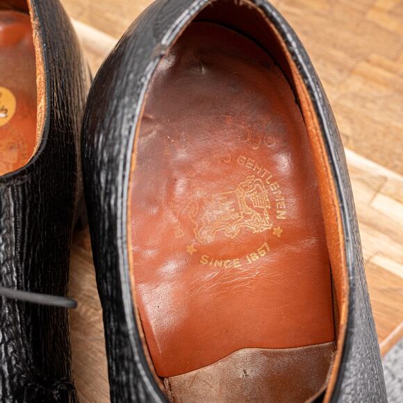 Vtg Men's Footjoy Classics Genuine Sharkskin Split Toe Oxford Size 10.5 A/C - Picture 10 of 11